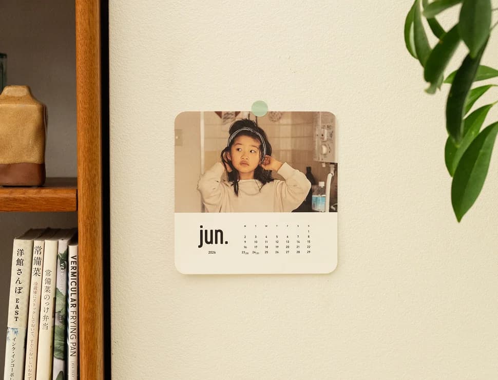 しまうまカレンダー ましかくサイズ